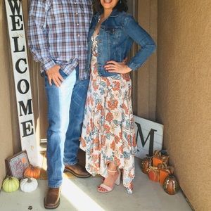 Vici floral wrap dress